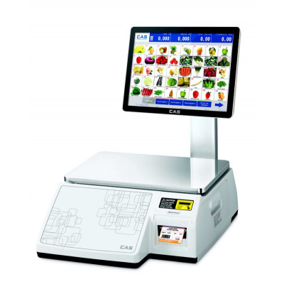 Торговые весы с печатью этикеток Весы CAS CL7000-30S